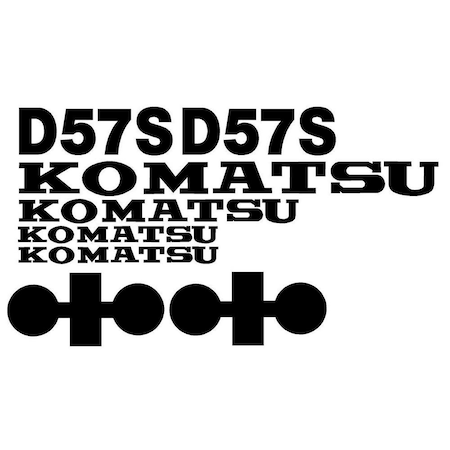 Aftermarket Decal Set KOMD57SDECALSET